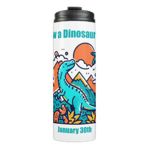 Termo 30 de enero - Dibujar un Día de los Dinosaurios