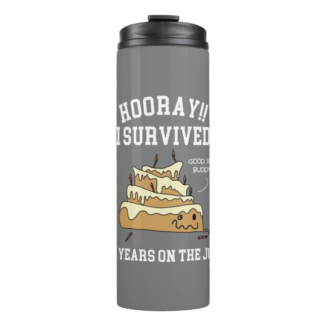 Termo 35 años en el 35º Aniversario del Trabajo (Anverso)