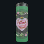 Termo 4.º Tumbler termal de Fruta y Aniversario Floral<br><div class="desc">Una floral encantadora y simple con gráficos de uva que dice exactamente lo que quieres honrar sus 4 o 22 años de matrimonio en un fabuloso tumbler térmico impreso? Entonces quizás mi original lirio floral del valle,  fresia,  rosa y spinel gráfico con tu preciosa foto es sólo la cosa!</div>