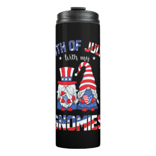 Termo 4 De Julio Con Mi Gnome Patriótico De Gnomies