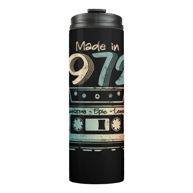 Termo 50 años de regalo hecho en Cassette 1972 (Anverso)