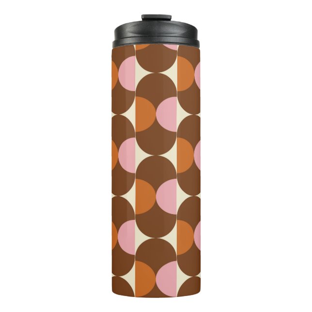 Termo 70s retro vintage pattern backgroundvintage, geome (Anverso)