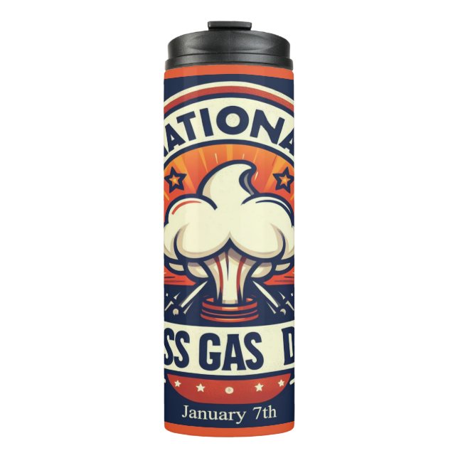 Termo 7 de enero - Día nacional del gas de paso (Anverso)