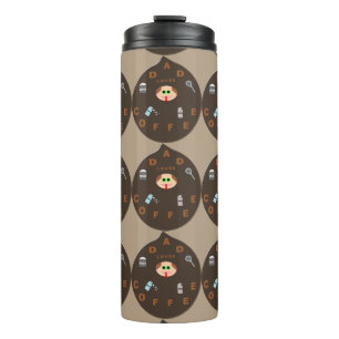 Termo A Divertido Padre Monster Le Encanta El Tumbler Te