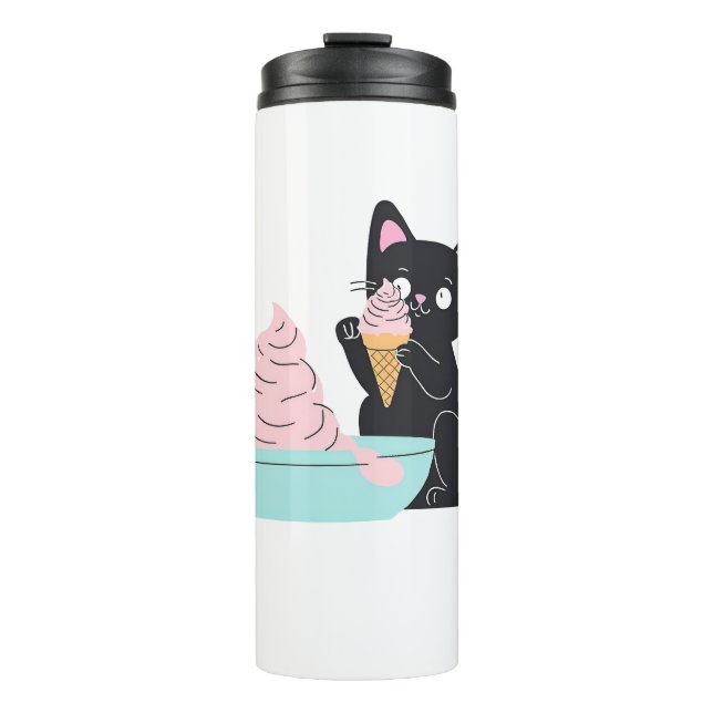 Termo A mi gato le encanta el helado (Anverso)