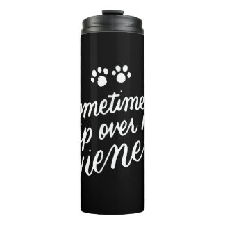Termo A Veces Viajo Sobre Mi Perro Wiener Funny Dachshun
