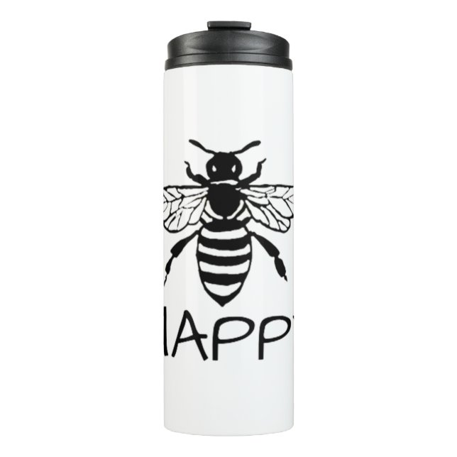 Termo Abeja de miel/ Ser feliz (Anverso)