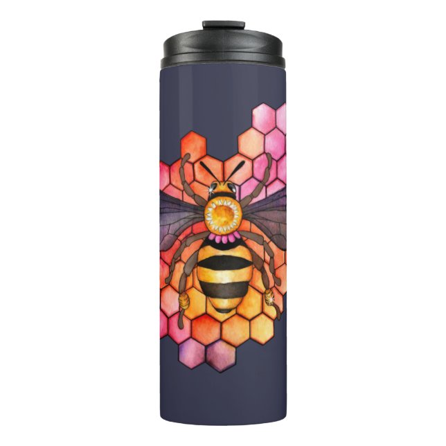 Termo Abeja de panal (Anverso)