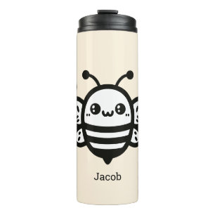 Termo Abeja dulce de miel - Kawaii Lursery Line Art