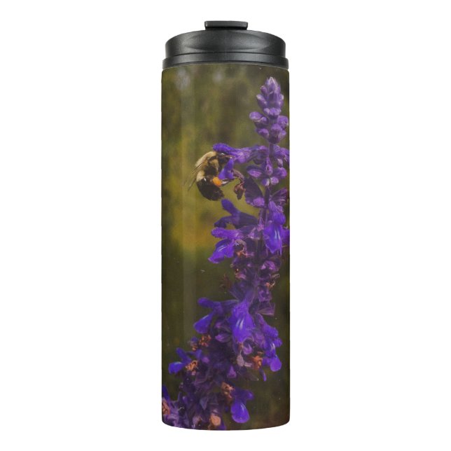 Termo abeja en lavanda  (Anverso)
