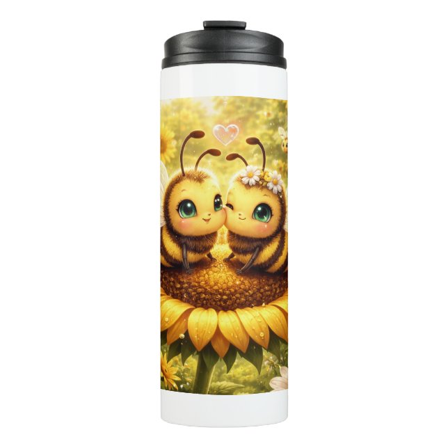 Termo Abeja mía Girasol (Anverso)