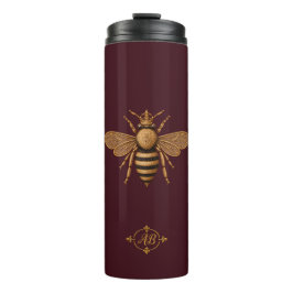 Termo Abeja Real de Romance Oscuro | Francés Burgundy &