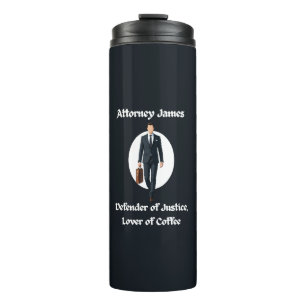 Termo Abogado Thermal Tumbler - Defensor de la justicia