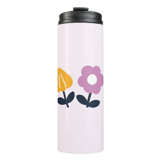Termo Abrazos de Abril y Narices Mojadas – Parte Floral (Anverso)
