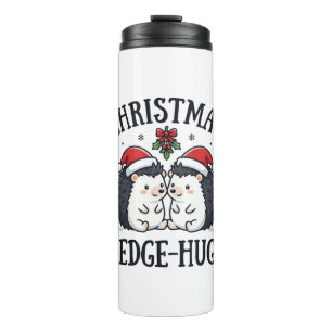 Termo Abrazos de Navidad Erizo Lindo Diseño de Vacacione