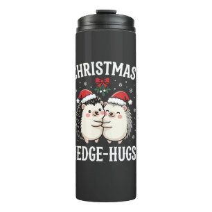 Termo Abrazos Navideños Erizo Adorable Erizo Vacaciones