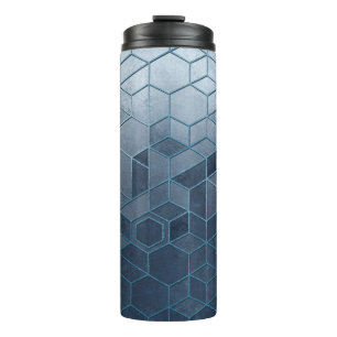 Termo Absorción geométrica de hexagones en un relieve az