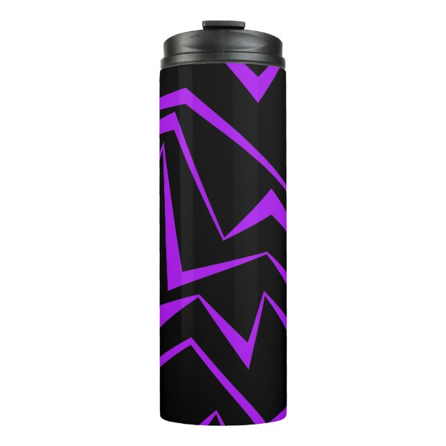 Termo Abstract, bold, vibrant geometric zigzag pattern (Anverso)