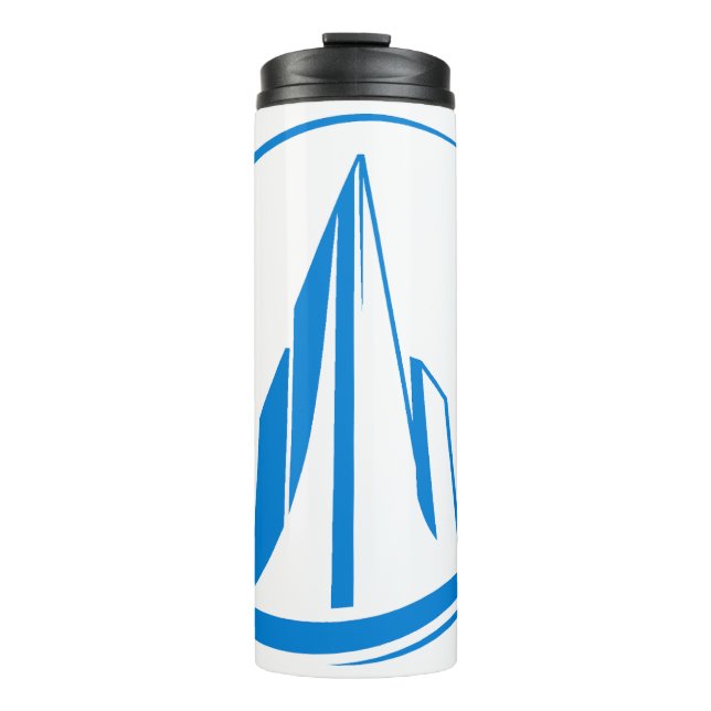 Termo Abstract Building Peak Cityscape Circle (Anverso)