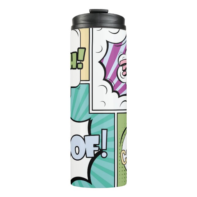 Termo Abstract creative concept comic pop art style blan (Anverso)