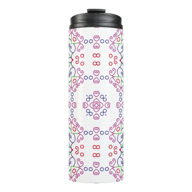 Termo Abstract floral pattern designabstract, art, home  (Anverso)