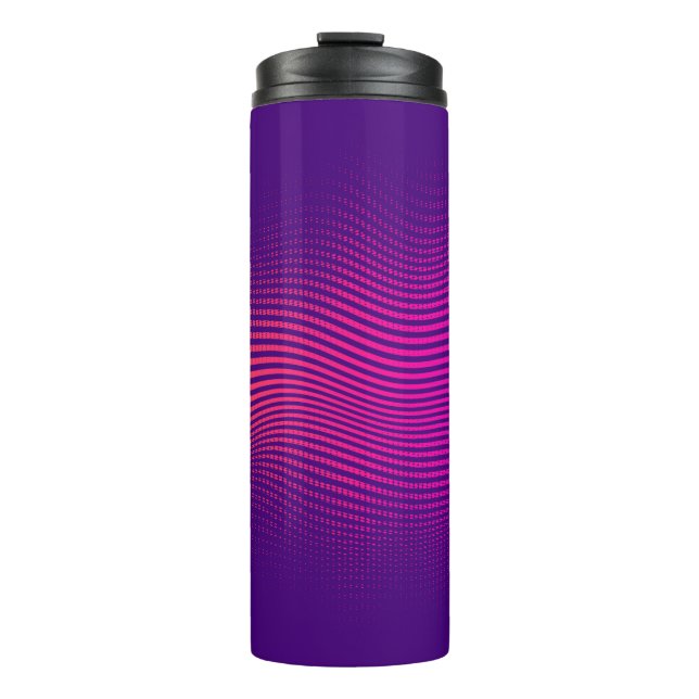 Termo Abstract halftone gradient. vibrant background, wi (Anverso)