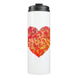 Termo Abstract Heart Confetti Art