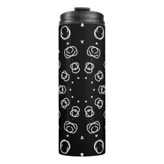 Termo Abstract Monochrome White Mandala Geometric Patter