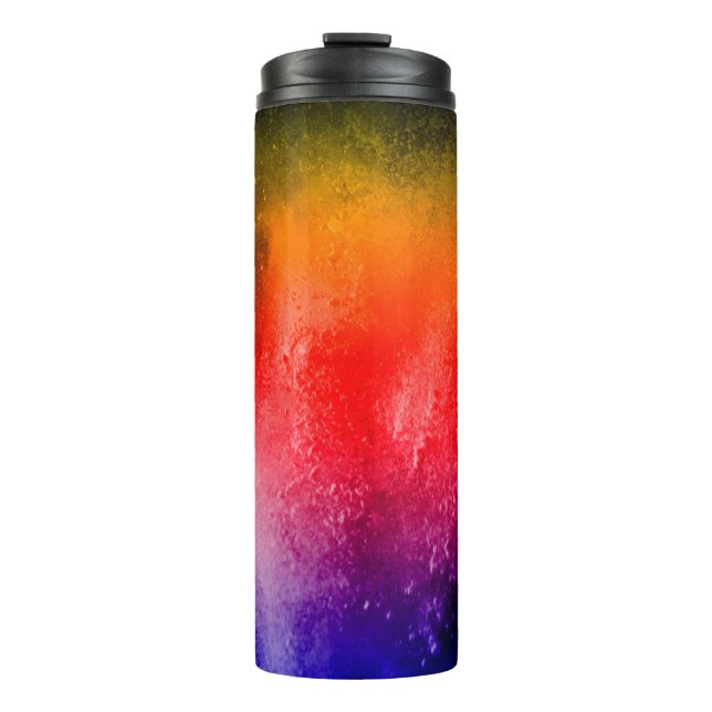 Termo Abstract powder splatted background, Freeze motion (Anverso)
