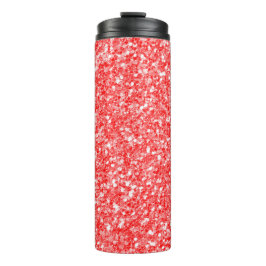 Termo Abstract Red Glitter And White Sparks