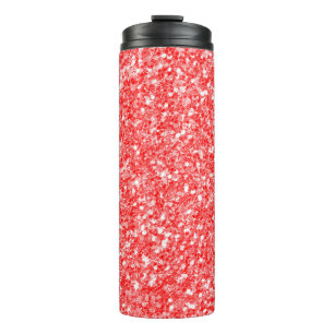 Termo Abstract Red Glitter And White Sparks