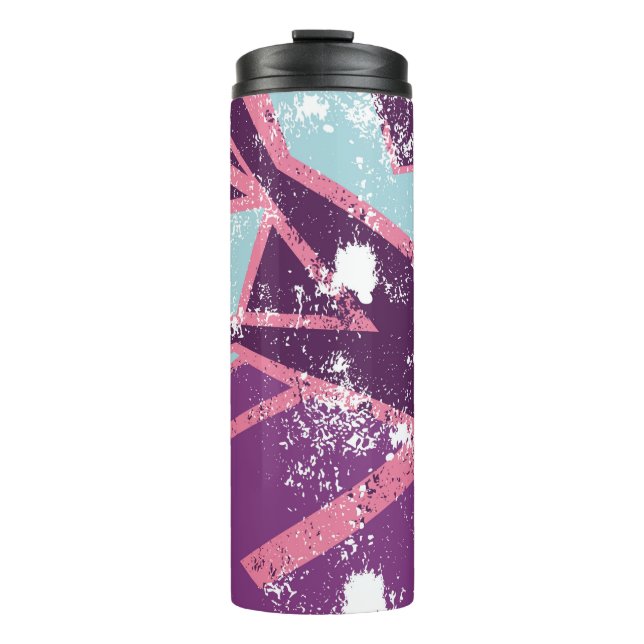 Termo Abstract seamless geometric pattern. grunge urban  (Anverso)