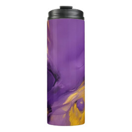 Termo Abstracto Morado y Dorado