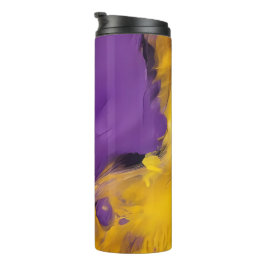 Termo Abstracto Morado y Dorado
