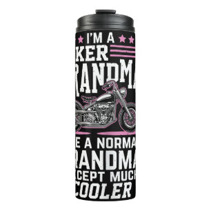 Termo Abuela Motera - Abuela en Motocicleta Abuela Moter