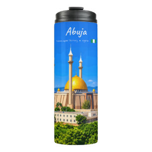 Termo Abuja, Nigeria - Mezquita Nacional Cúpula Dorada