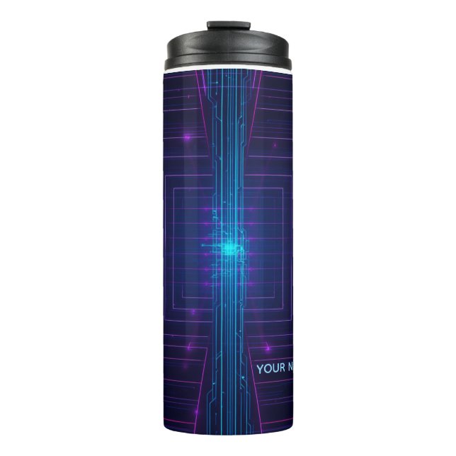 Termo Acceso al sistema ciberpunk personalizado Neon  (Anverso)