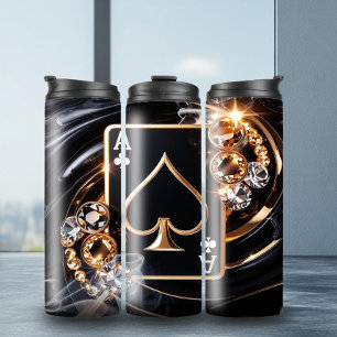 Termo Ace elegante del Tumbler térmico de espadas