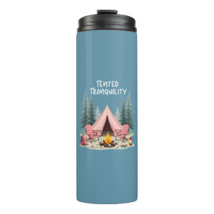 Termo Acogedor camping Tent & Campfire estético de glamo