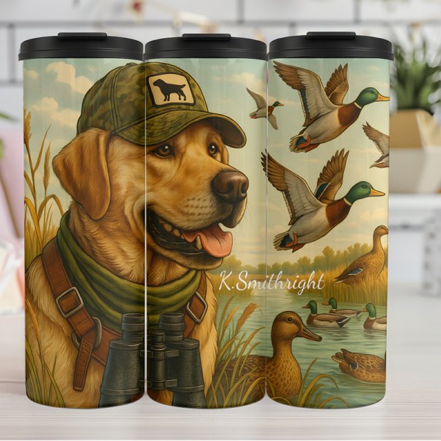 Termo Acompañante De Caza De Patos Del Recuperador De Or (Subido por el creador)