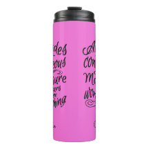 ACTITUDES personalizado monograma y tumbler de col