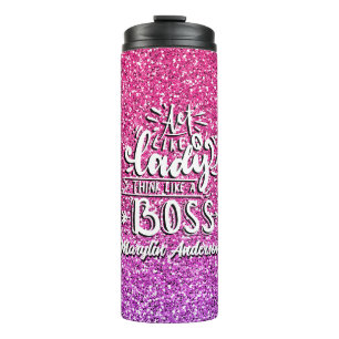 TERMO ACTÚE COMO UNA MUJER PIENSA COMO UN PERSONALIZADO