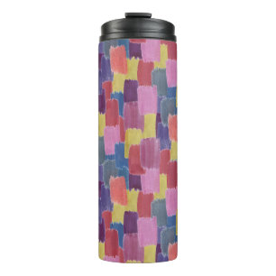 Termo acuarela abstracta: fondo salpicado sin costuras.