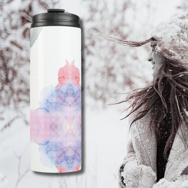 Termo acuarela azul y rosa de los artistas (Subido por el creador)