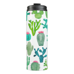 Termo Acuarela Cactus Set: Colección artística