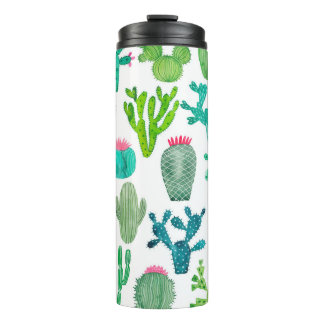 Termo Acuarela Cactus Set: Colección artística