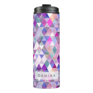 Termo Acuarela de PixDezines Boho geométrica/triángulos