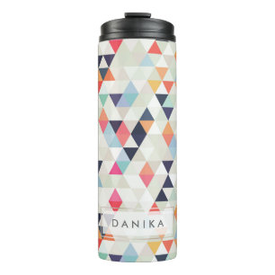 Termo Acuarela de PixDezines Boho geométrica/triángulos