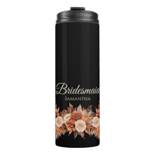Termo Acuarela Elegancia de otoño-regalo para la dama de