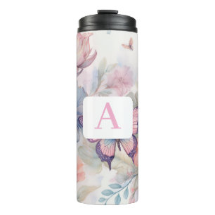 Termo Acuarela personalizada con monograma